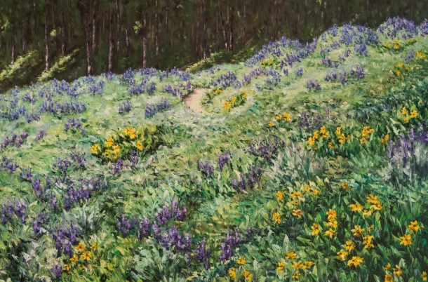 Lupine Trail
30x40
$1,800 (sold)