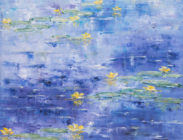 Yellow Lillies on Blue
24x24
$1,100