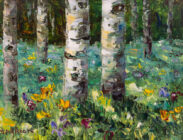 Spring Aspen & Wildflower
6x8
$295